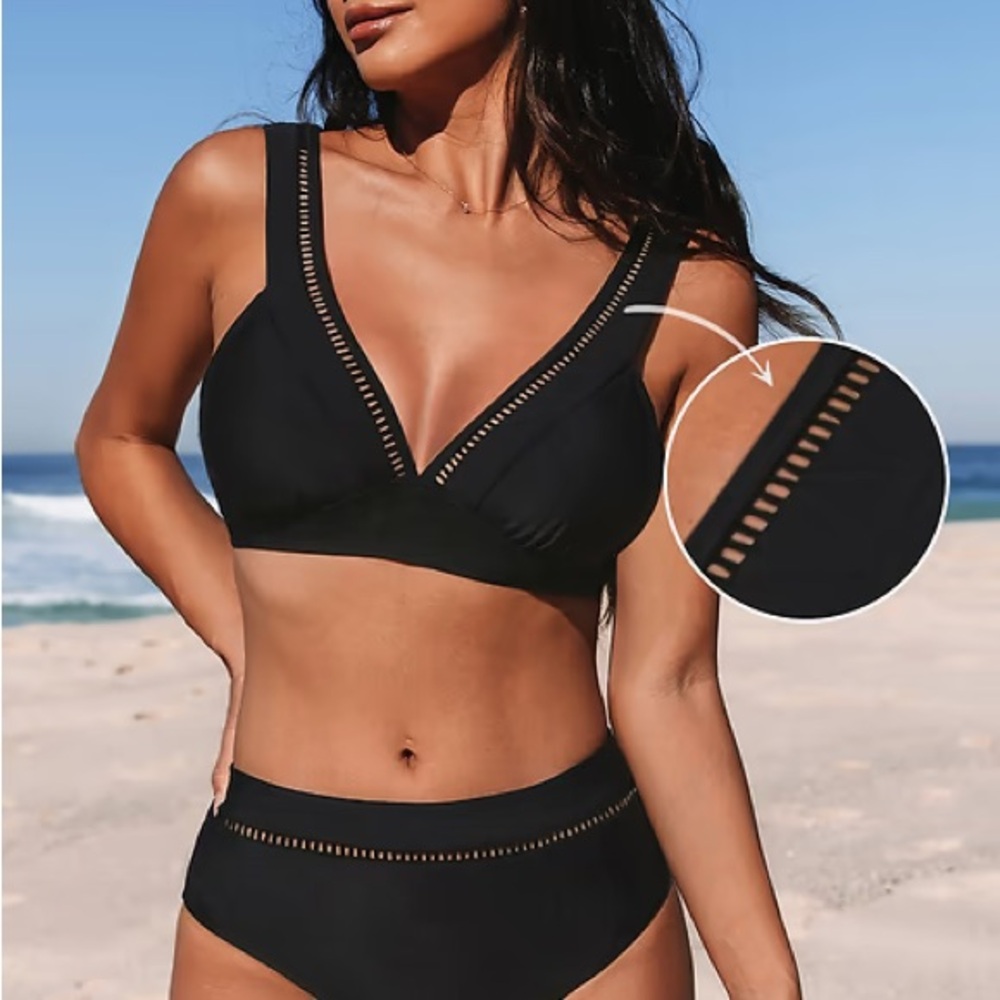 Black Women's Swimwear Set